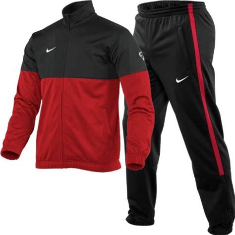 nike anzug herren rot|nike trainersanzüge herren.